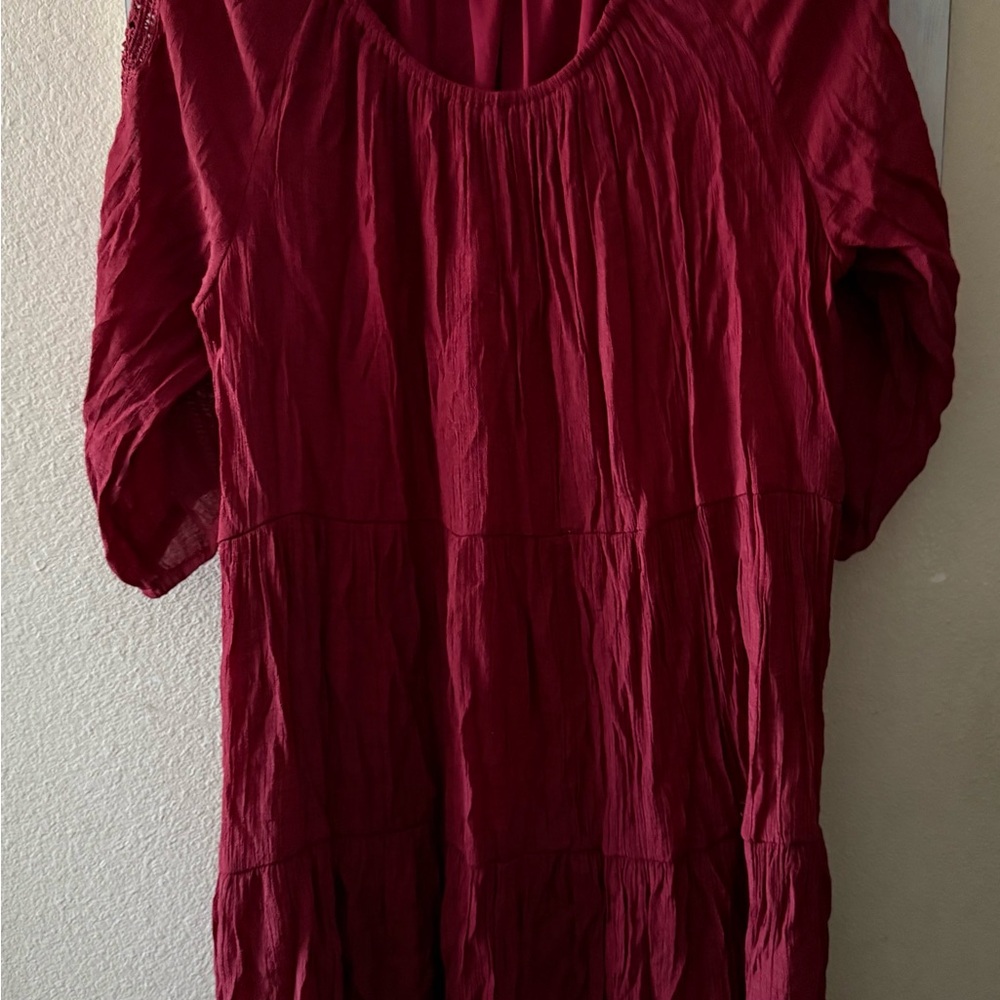 Elegant Red Mini Dress